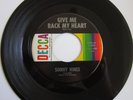 Hear NORTHERN POPCORN Sonny Hines GIVE MY BACK MY HEART Decca #31290 NM