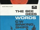 BEE GEES  2 X  SOUTH AFRICA  PS  45   WORDS  +  DON'T FORGET TO REMEMBER ME