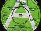 GLAYS KNIGHT & THE PIPS - DIDN'T YOU KNOW - UK MOTOWN DEMO TMG 728 (1969)  NM