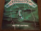 METALLICA RIDE THE LIGHTNING GREEN COVER UNPLAYED BERNETT RECORDS FRENCH PRESS
