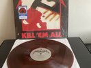 METALLICA Kill Em All VG++ RED VINYL in Shrink with HYPE STICKER
