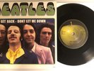 The Beatles / Get Back and Don't Let Me Down / 2019 45 & PS / Mint