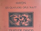RARE 4 LP BOX QUATUOR DANOIS / HAYDN OPUS 76 & 77 OG FR VALOIS CMB 6