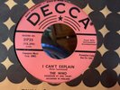 SUPER RARE PINK PROMO THE WHO BALD HEADED WOMAN / I CAN'T EXPLAIN 45 7