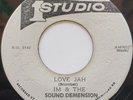 45 REGGAE / IM & THE SOUND DIMENTION / LOVE JAH / STUDIO 1 / LISTEN