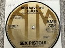 Sex Pistols God Save the Queen A&M Repro 7 inch Record - PICTURE DISC