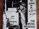 Signed JAH SHAKA The Music Message  LP NM Jah Shaka Music Reggae Dub Roots