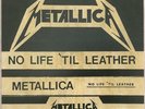 METALLICA NO LIFE TIL LEATHER LP GRAY VINYL RECORD DEMOS MUSTAINE THRASH METAL