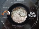 ELVIS PRESLEY USA GOLD STANDARD 45. ALL SHOOK UP. RCA 447-0618, NEAR MINT.