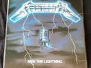 METALLICA Ride the Lightning BANZAI LP White Label 1984 INNER VG++ Canada