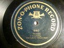 78 : ZONOPHONE 980-ZONOPHONE BAND - THE SMILER-A SCOTT JOPLIN RAG - -RARE 1907