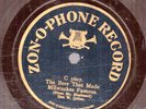 321g6.  9 inch Zonophone C.5607 - Beer That Made Milwaukee Famous - Dan W. Quinn