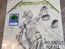 METALLICA AND JUSTICE FOR ALL 2 LP VINYL S/S PALLAS PRESS DYERS GREEN COLOR LTD