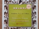 VINYL BRAHMS Symphony No 1 C Minor COLUMBIA SAX 2262 KLEMPERER STEREO 1st LP