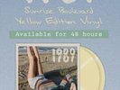 Taylor Swift 1989 (Taylor's Version) Sunrise Boulevard Yellow Vinyl Preorder