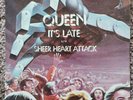 QUEEN It's Late 45 PROMO long/short w/ Pic Sleeve - White Label