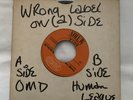 mispressing 7 in single , side 1 OMD souvenir side 2 the human league hard times