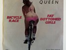 Queen - Fat Bottomed Girl / Bicycle Race Picture Sleeve 1978 45 Vinyl Elektra US