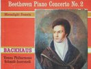 London CS6188 Beethoven:Piano Con #2;Moonlight Son/Backhaus,1K/1E ffss,BB,NM/NM-
