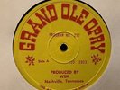 GRAND OLE OPRY Radio Show No. 217 - RARE Radio show LP w/ cue sheet  GLASER BARE