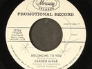 CARMEN MCRAE: belonging to you / it's so much fun MERCURY 7
