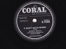 BUDDY HOLLY 78 IT DOESN'T MATTER ANYMORE /RAINING IN MY HEART UK CORAL Q 72360 E