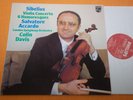 Salvatore Accardo Sibelius Dutch Ed1 Philips Stereo Early 80s NM