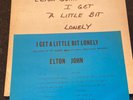 Elton John “I Get A Little Bit Lonely” Vinyl Record Unreleased Appy Records Vg+