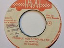 INI KAMOZE Trouble You A Trouble Me TAXI 80's  Roots Reggae 7