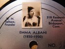 1907 Pathe EMMA ALBANI PICTURE LABEL Serse OMBRA MAI FU Bach Ave Maria IRCC 182