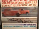 The Dragsters Drag Racing City Hey Little Cobra Hot Rod Hits Vinyl LP Record