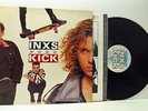 INXS kick LP EX/EX- MERH 114, vinyl, album, with lyric inner, gatefold, uk, 1987