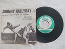 Disque SP 45 Tours de Johnny Hallyday 
