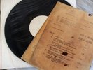 Batman LP Vinyl Master Record Album Vintage Test Pressing w/ Documentation
