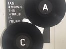 The World Is Yours Ian Brown Vinyl Record LP Stone Roses Polydor 174 341-4 EX/EX