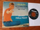 Pochette Papier Johnny HALLYDAY L'Idole Des Jeunes EP PHILIPS 432.810 EX