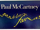 PAUL MCCARTNEY Tripping the Live Fantastic REORD STORE PROMO DISLPAY '90 BEATLES