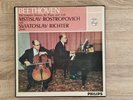 ROSTROPOVICH / RICHTER - PHILIPS AL 3453-4 - BEETHOVEN - CELLO SONATAS 1-5 NM
