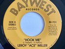 LEROY ACE MILLER Hook Me / Sneak Previews BAYWEST 45 RARE BOOGIE MODERN SOUL