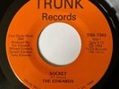 THE EDWARDS Socket TRUNK RECORDS 45 RARE BOOGIE FUNK NM