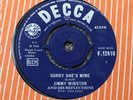 Jimmy Winston and His Reflections 45  Sorry She's Mine  1968 EX+ Mod / Freakbeat
