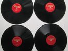 4x Schellack / Shellac - ISKRA - Versandhaus Arbeiter Kult - Lenin Lied / KPD