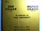 DON PULLEN/MILFORD GRAVES IN CONCERT AT YALE INSANELY RARE ORIG '66 LP w/INSERTS