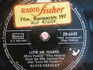 Elvis Presley 78 RPM / Love Me Tender & Anyway You Want Me (10-0523-PL)