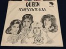 queen somebody to love denmark original 7”ps danish rare vg/ex