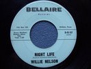Willie Nelson...Night Life...Orig Red Wax Bellaire Texas Country 45 rpm 1963