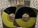 Boys Night Out Trainwreck Vinyl Yellow Black Split Hardcore Rock Record LP NM