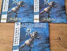Iron Maiden 3x Double Colored Vinyl Record Album LP + Poster Denmark