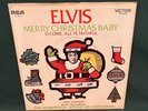 Elvis Presley 74-0572 Merry Christmas Baby / O Come All Ye 45 W/Sleeve 1971 NM