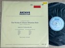 PIERRE FOURNIER Cello Suites No.3 & 4 BACH 1960s DGG ARCHIV RED STEREO LP MINT